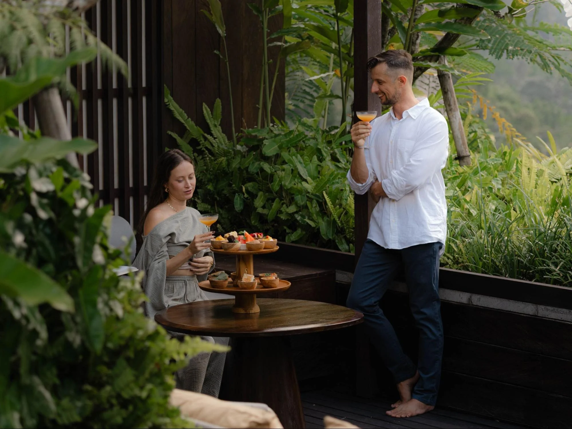 ilustrasi luxury villas in ubud