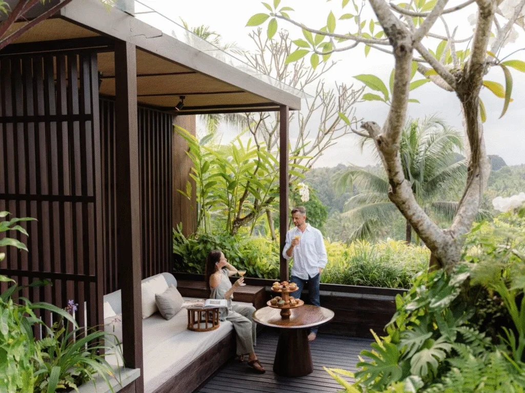 ilustration of international tea day in bali