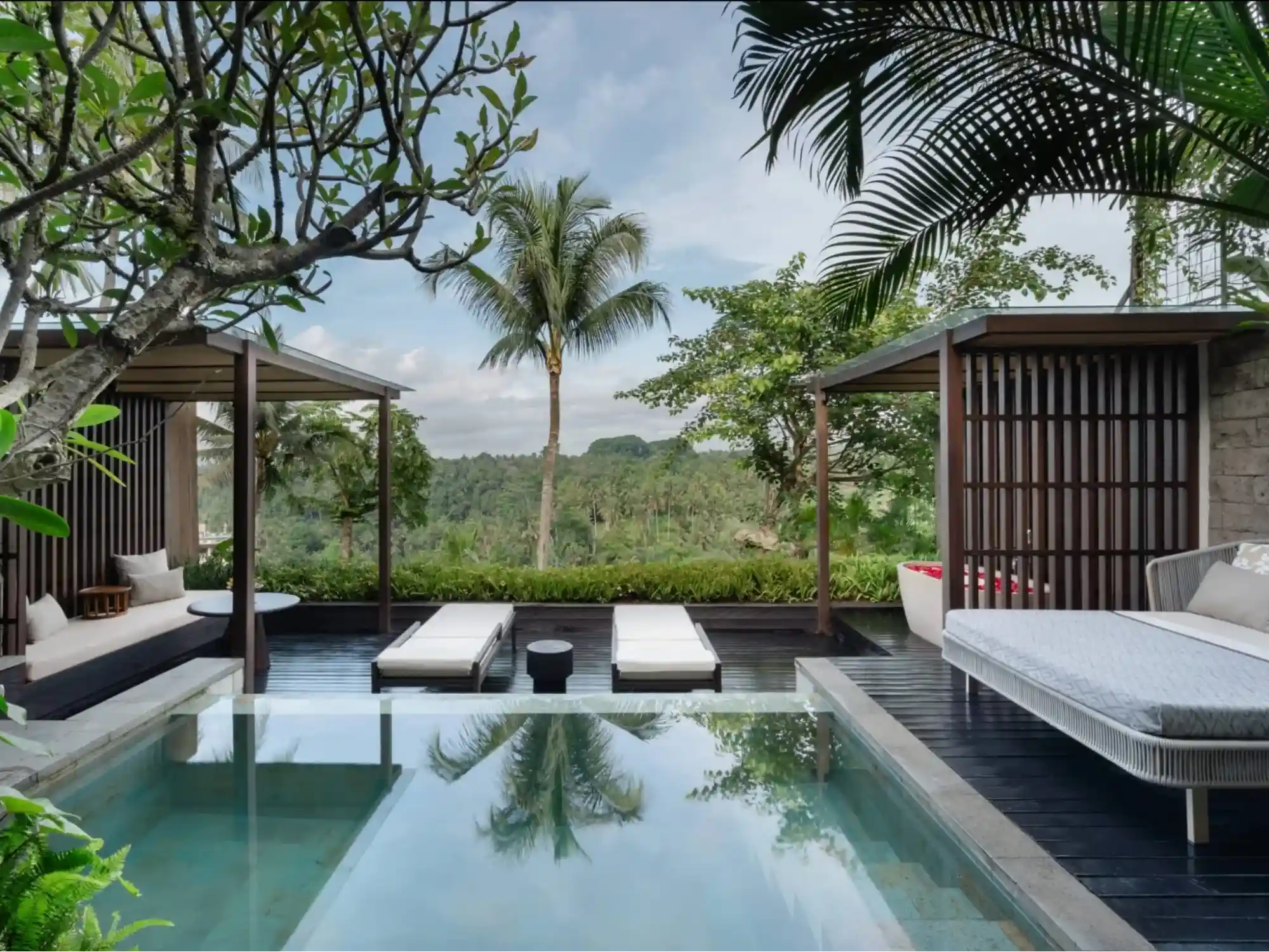 private river view the ridge bali honeymoon villas ubud
