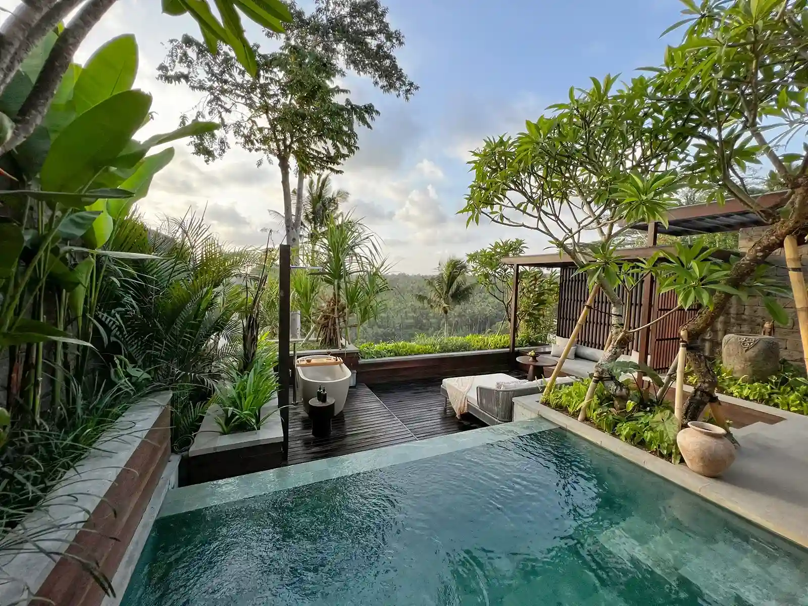 private villas with view bali