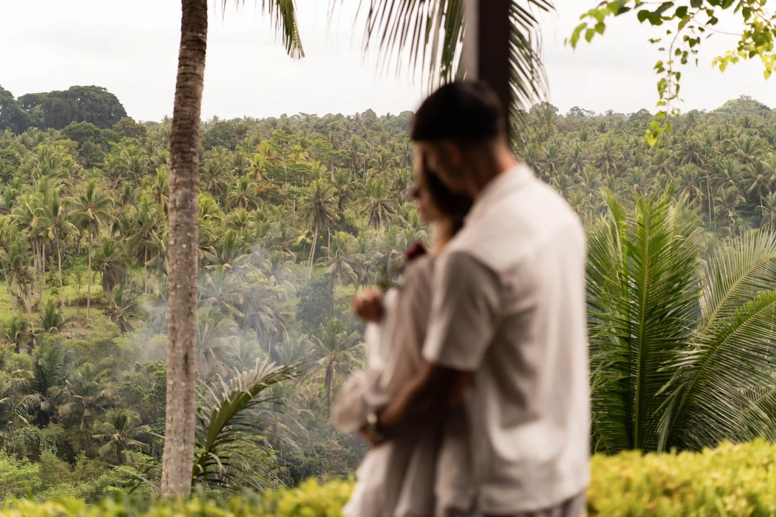 The Ridge Bali private pool villa surrounded by tropical greenery in Sayan Ubud